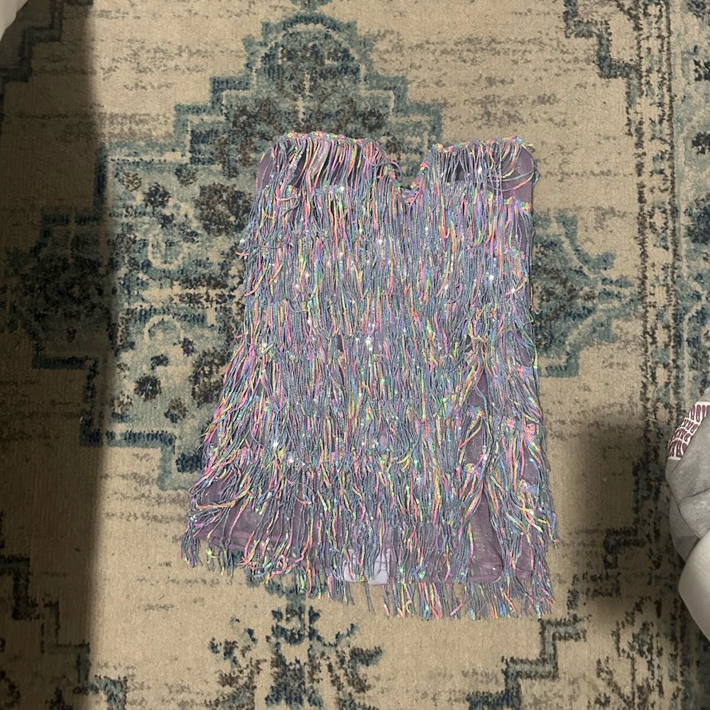All too Eras Sequin Fringe Mini Dress — Taylor Swift, New Years Eve